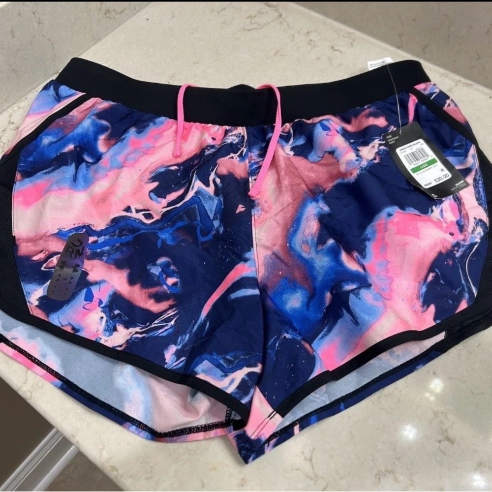 Under Armour Marble Pattern Athletic Shorts
